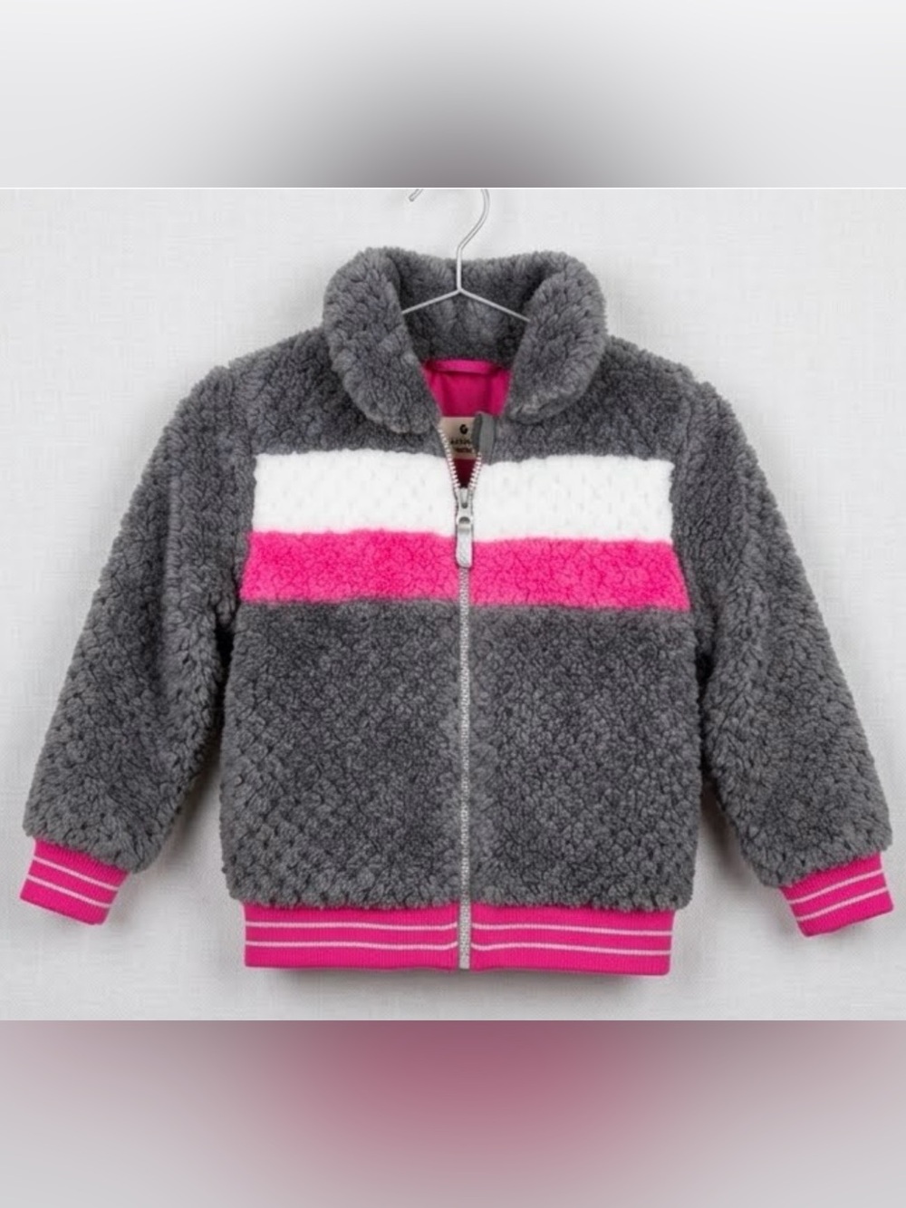 Cuddly Cozy Toddler Girls Teddy Sherpa Jacket Size 2T